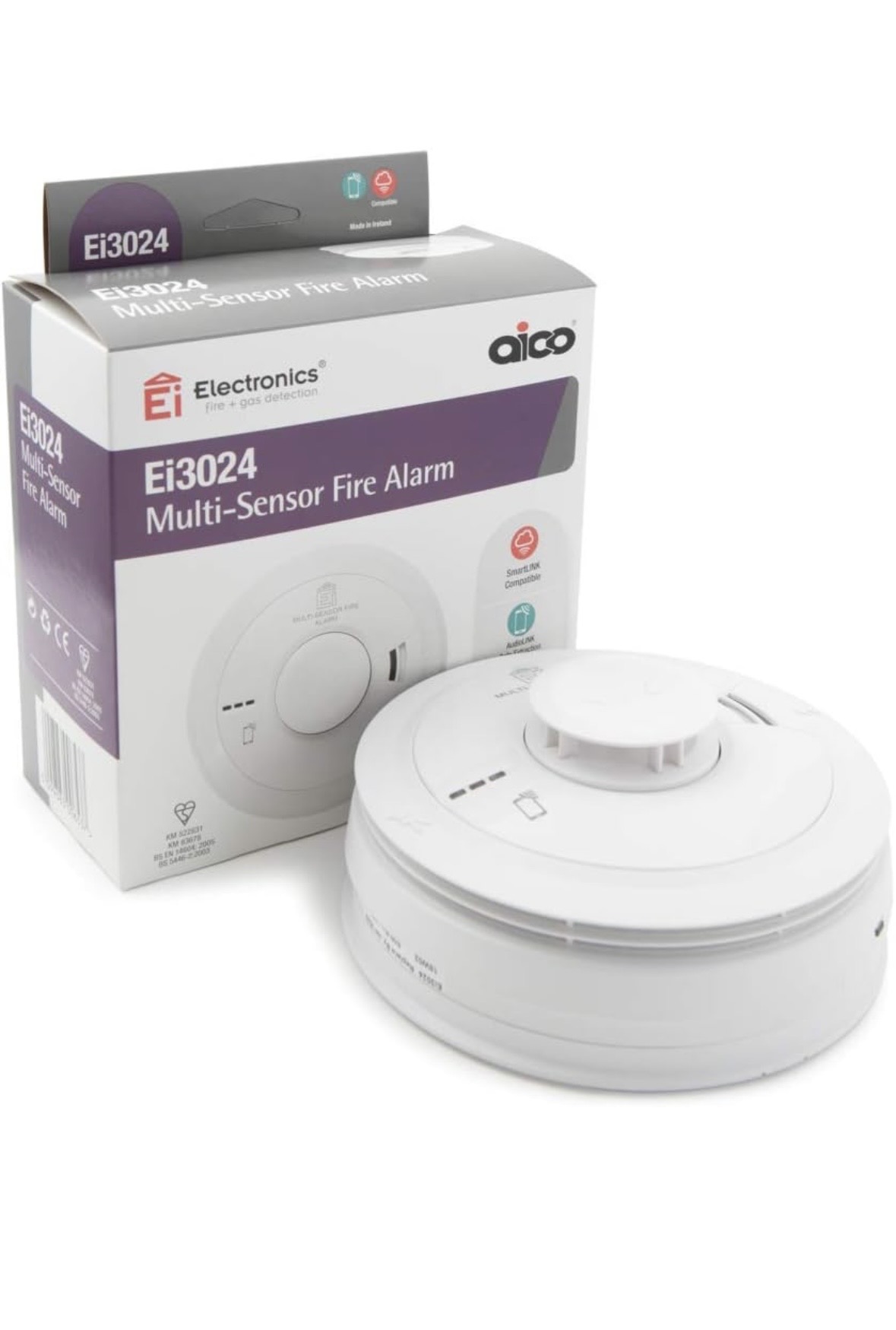 Aico smoke alarm used for domestic alarm installation